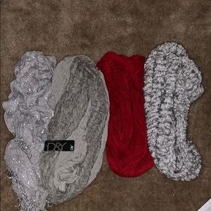 4 Winter/Xmas Scarves